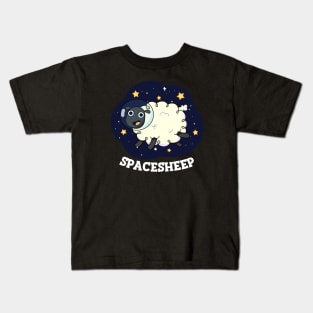 Space Sheep Cute Astronaut Space Sheep Puns Kids T-Shirt